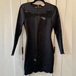 Ted Baker | Scalloped Black Cocktail Dress